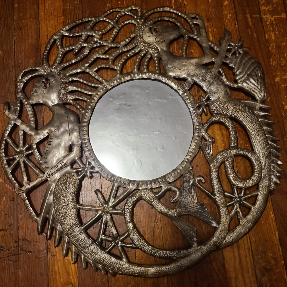 Haitian Artistic Wall Art Mirror